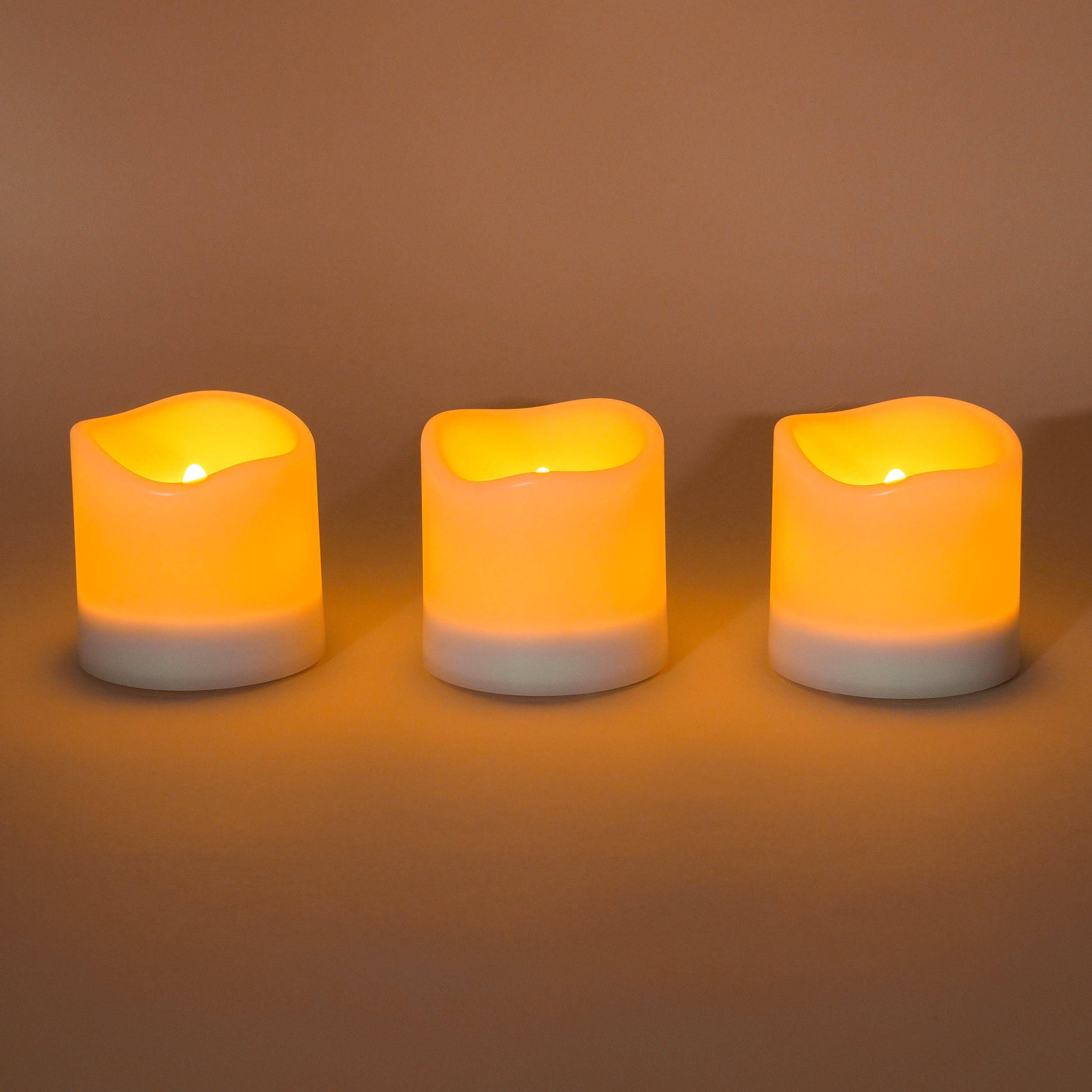 esotec - Lot de 3 bougies solaires à LED esotec Romantica Lumière vacillante Lumière solaire extérieure 102054 - Image 3