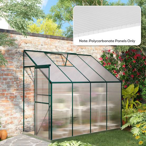 14 panneaux de polycarbonate alvéolaire 4 mm, résistant aux UV, personnalisable, dim. d'un panneau 121L x 61l cm - Image 3