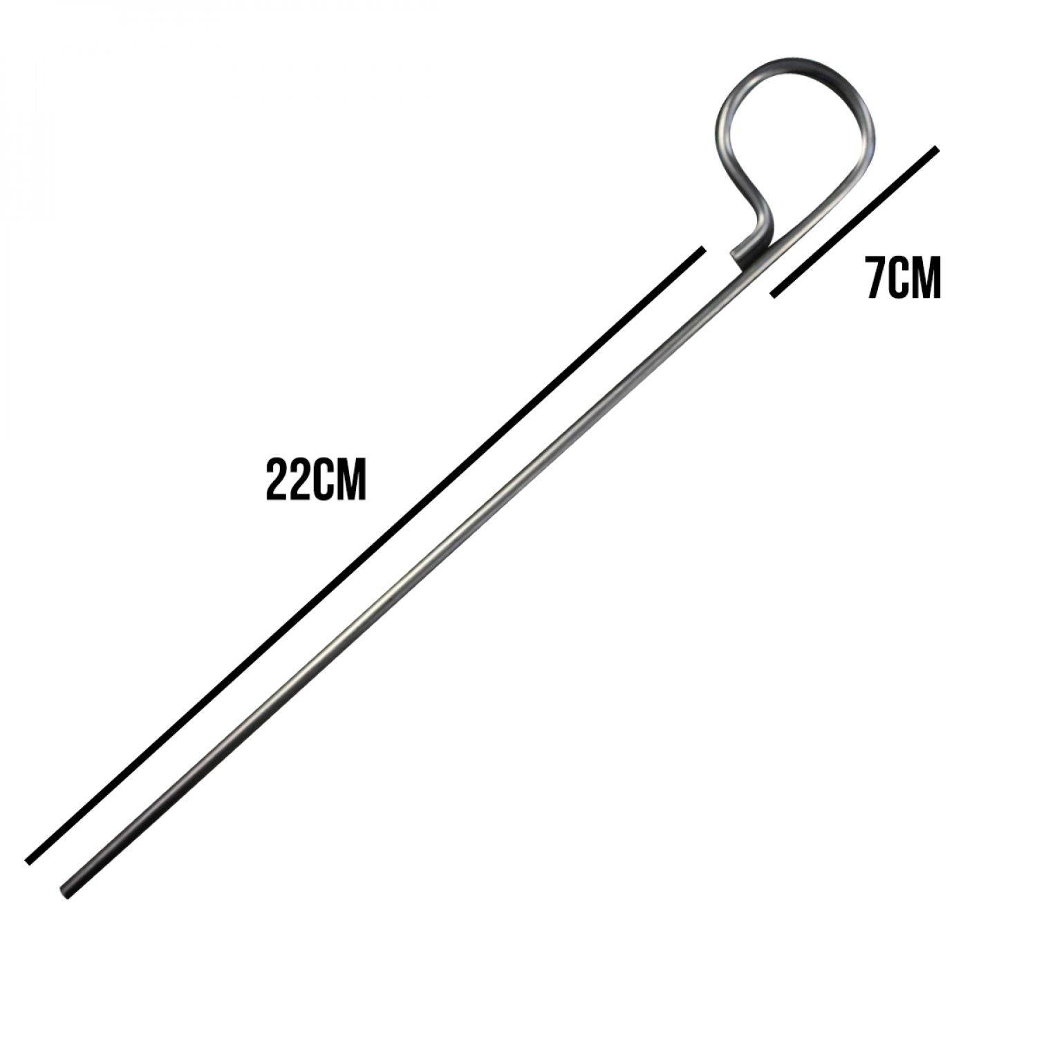 Linxor - Lot de 20 pitons fixes gazon en inox 29 cm - Linxor - Image 2