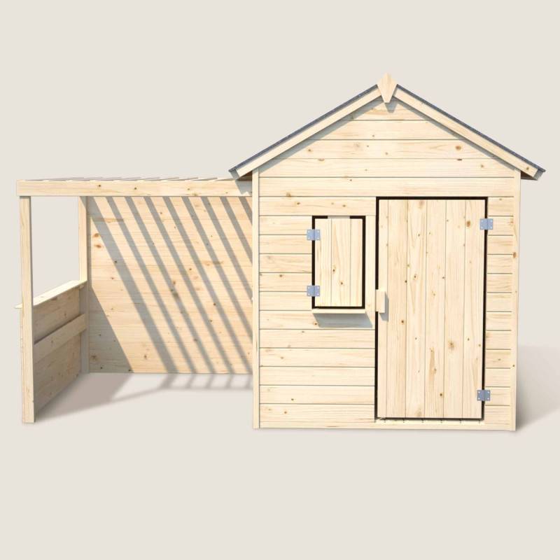 Soulet - Cabane en bois pour enfants Alpaga – Pin sylvestre, toiture étanche, 3,14 m² – Soulet - Image 4