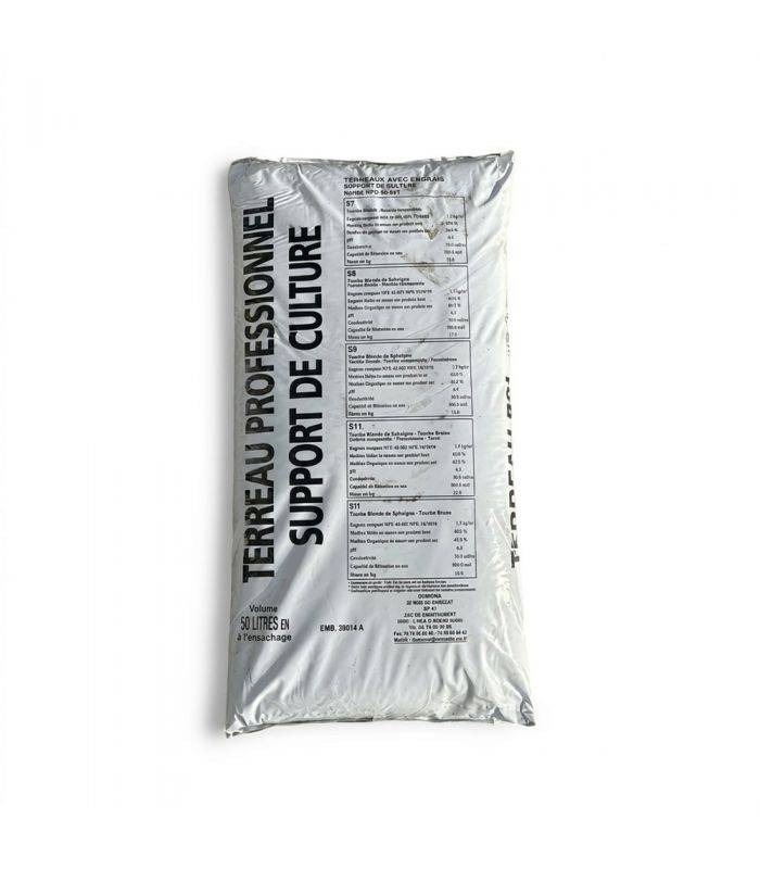 Florivert - Palette de 20 sacs de 50L de substrat gazon pour regarnissage de pelouses Florivert NEG01645-20x500 - Image 4