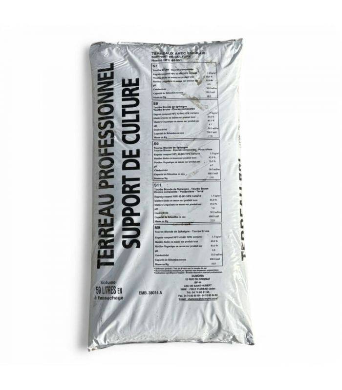 Florivert - Palette de 20 sacs de 50L de substrat gazon pour regarnissage de pelouses Florivert NEG01645-20x500 - Image 5
