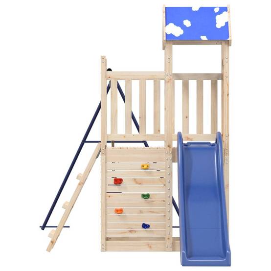 Aire de jeux d'extérieur - Jeu Plein air enfant bois de pin massif-JU1510 - Image 5