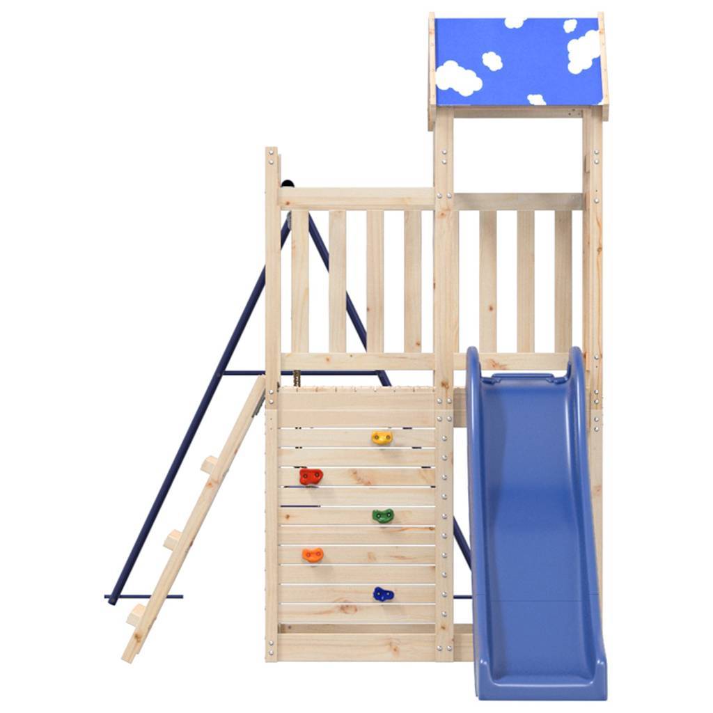 Aire de jeux d'extérieur - Jeu Plein air enfant bois de pin massif-JU1510 - Image 5