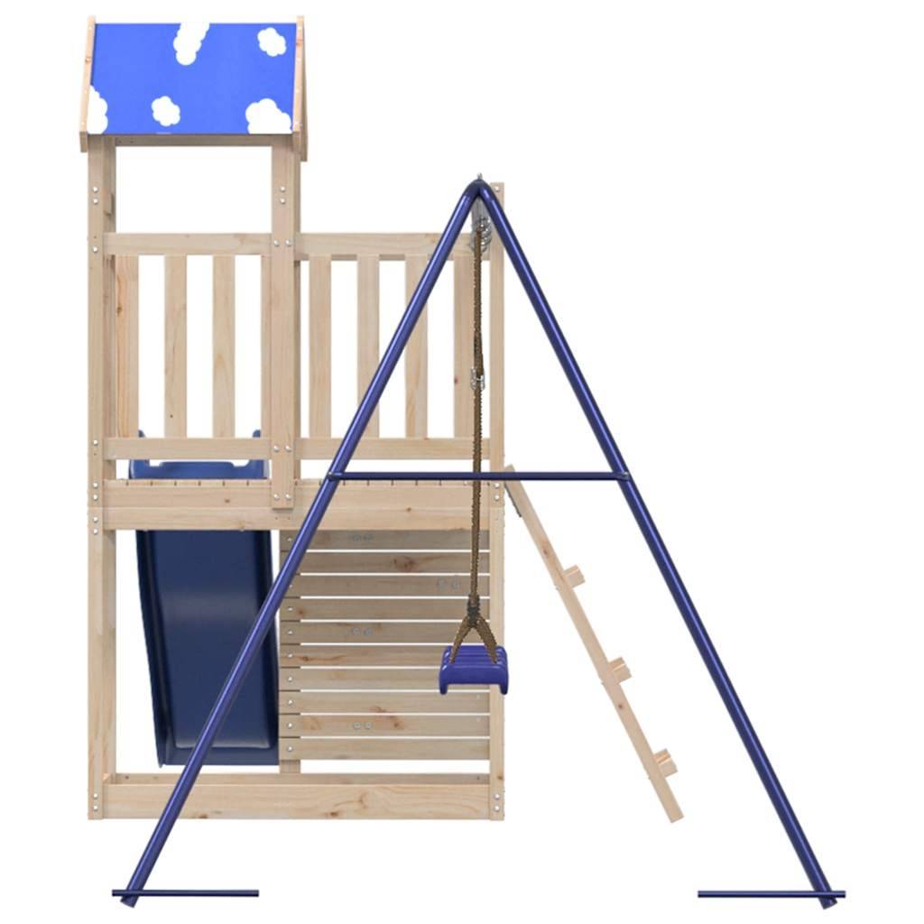 Aire de jeux d'extérieur - Jeu Plein air enfant bois de pin massif-JU1510 - Image 6