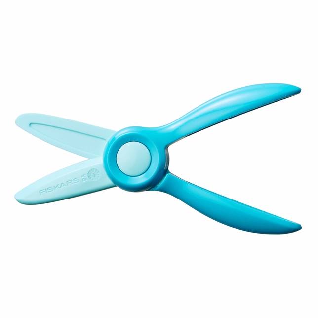 Fiskars - Premiers ciseaux pour enfants à partir de 2 ans - lames en plastique - bleu - Image 2