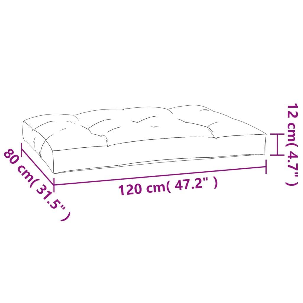 ComfortXL - Coussin d'Assise pour Canapé Palette Tissu Déperlant pour Salon de Jardin Gris 120x80x12 cm – ComfortXL Outdoor Living - Image 9