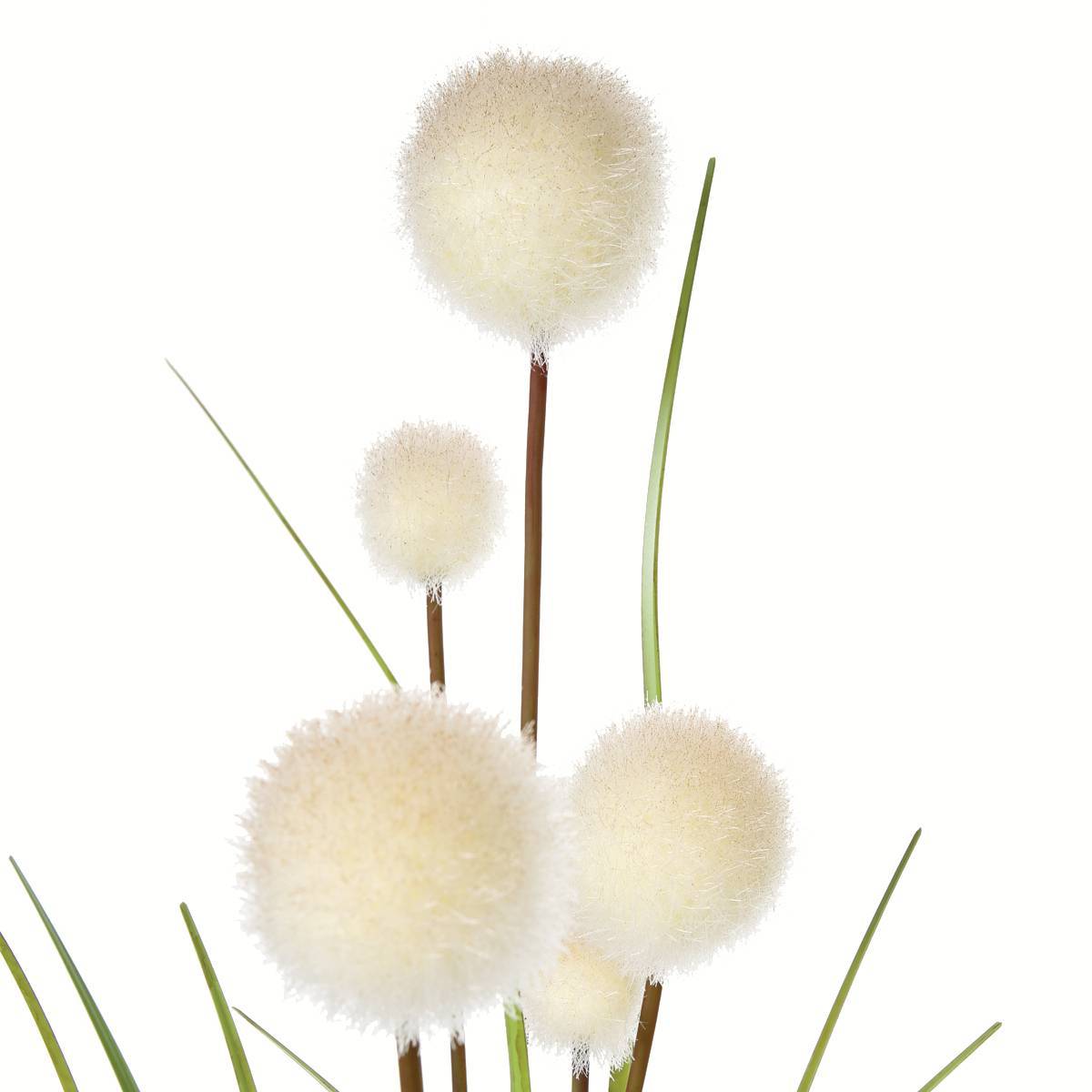 Atmosphera - Tige de roseaux artificiels blanc ivoire H91cm - Atmosphera Créateur d'intérieur - Image 2