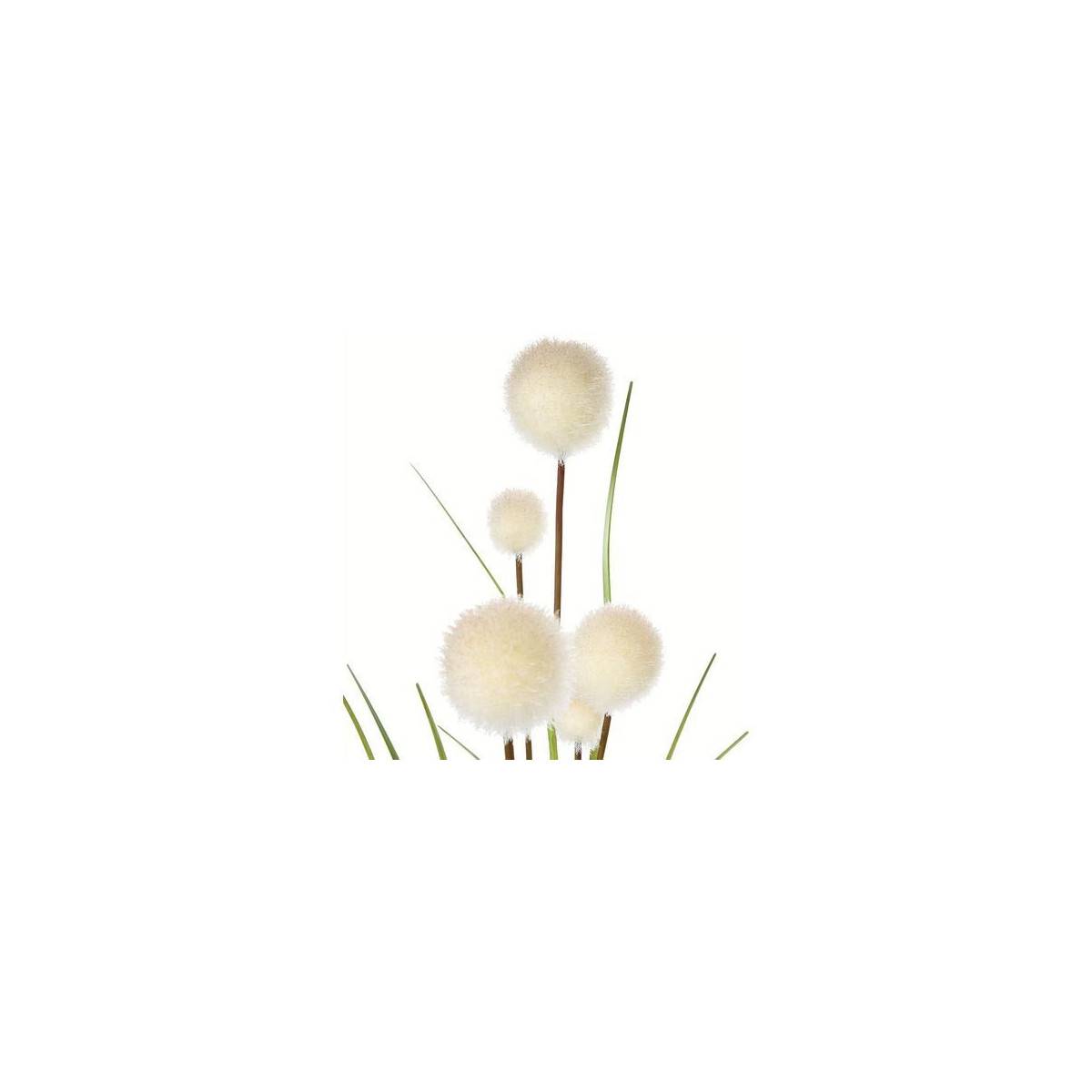 Fleur Artificielle "Roseau" 91cm Ivoire - Image 2
