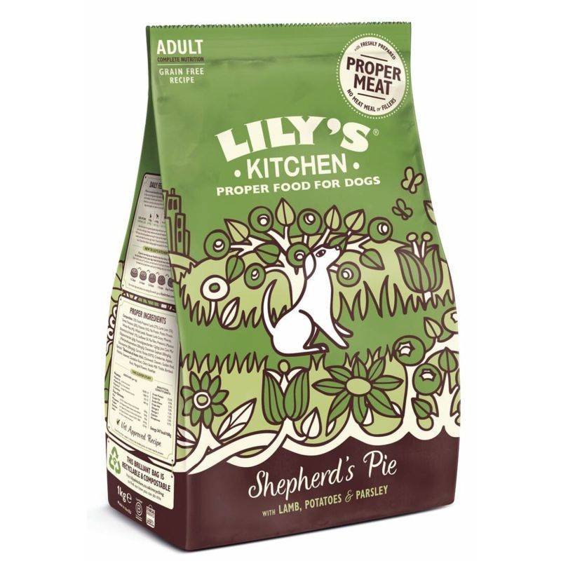 CROQUETTES CHIEN SANS CEREALES AGNEAU - LILY'S KITCHEN 7 kg