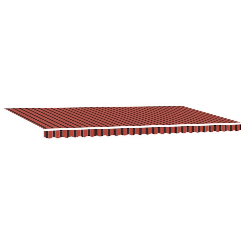 PANGIVO - Auvent rétractable aluminium et polyester orange et marron 600 x 300 cm - PANGIVO - Image 5
