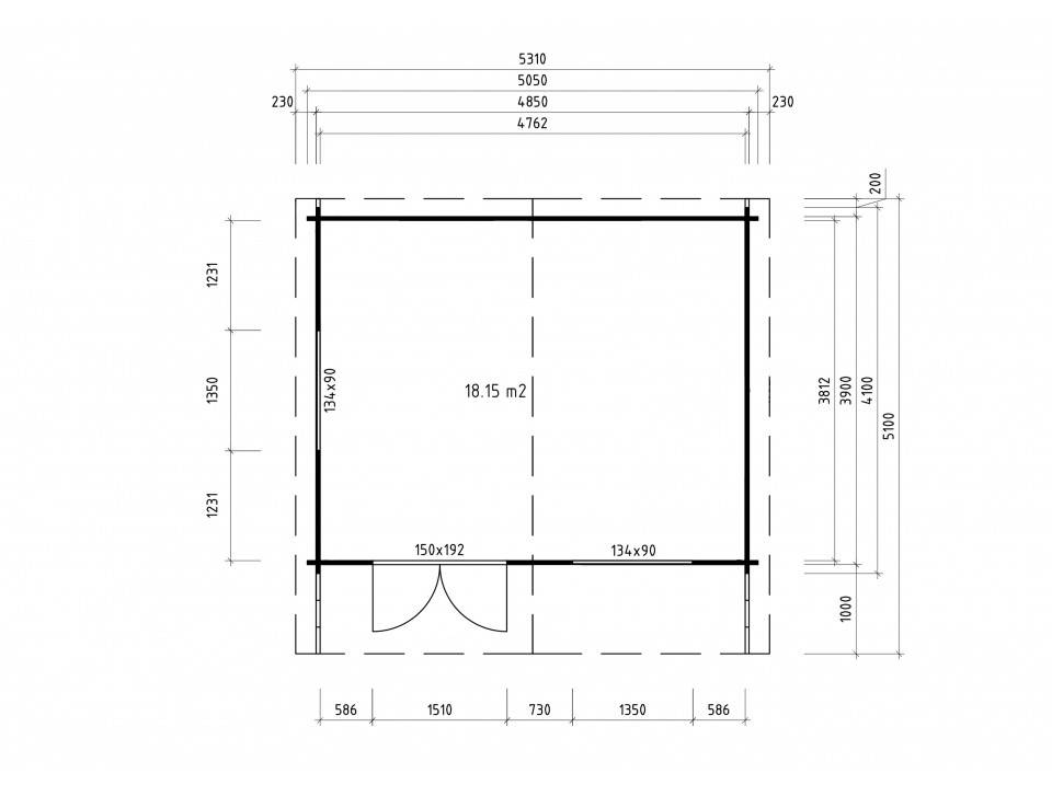 Direct Abris - Chalet de Jardin CLAIRA 18m2 - Epaisseurs des madriers : 44mm - Double Vitrage - Abri de Jardin - Bois Nordique - Image 6