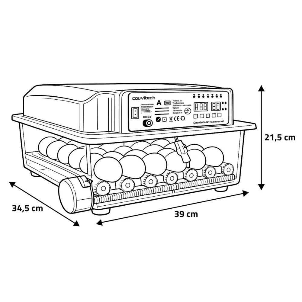 Couveuse Automatique SP Couvitech® 36 Œufs Couvitech - Image 3