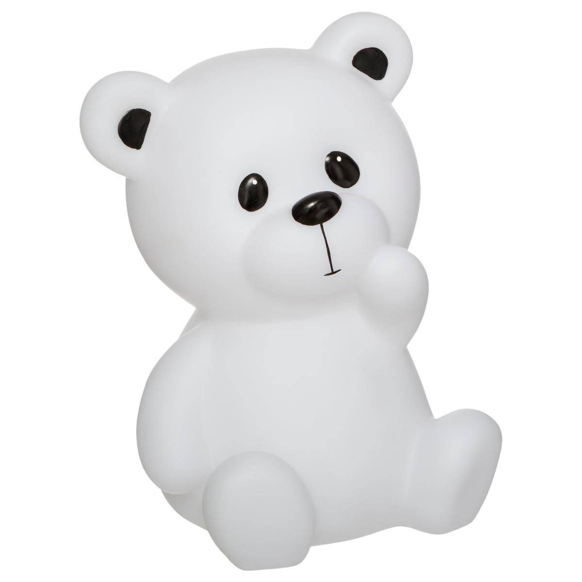 Veilleuse Enfant à Poser "Ourson" 30cm Blanc - Image 2