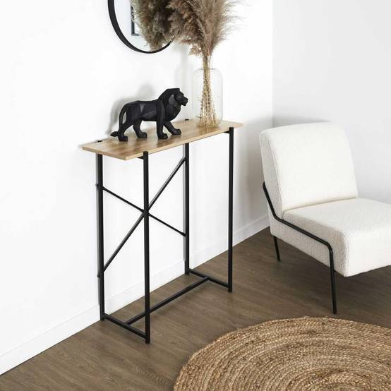 The Home Deco Factory - Console en mdf et métal Loka - Image 2