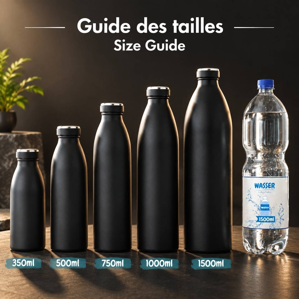 Bouteille Isotherme Acier Inoxydable Étanche Isolation Thermique Réutilisable Pour Boissons - Image 2