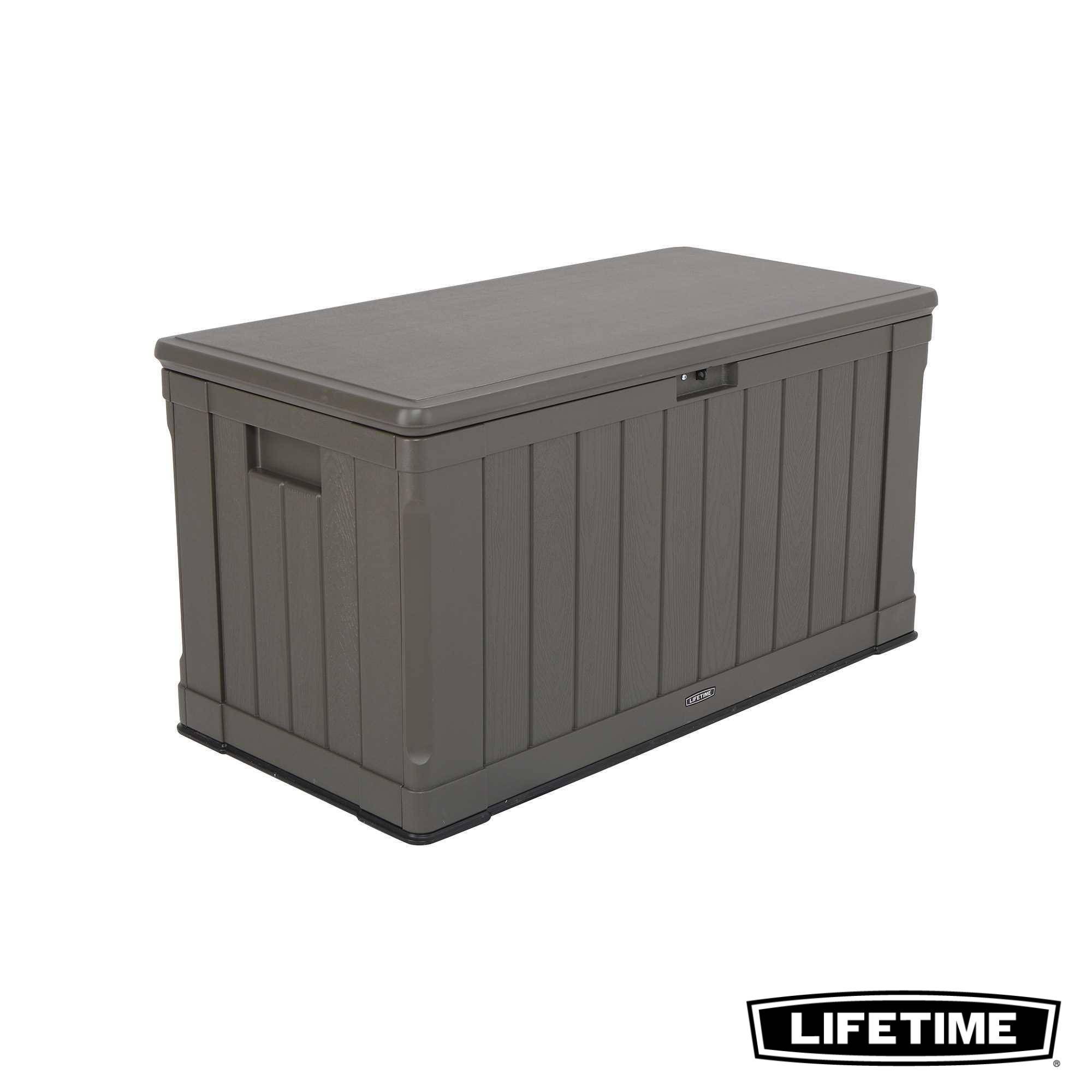 Lifetime - Coffre de rangement d'exterieur résine verrouillable 439L LIFETIME #60089 - Image 1