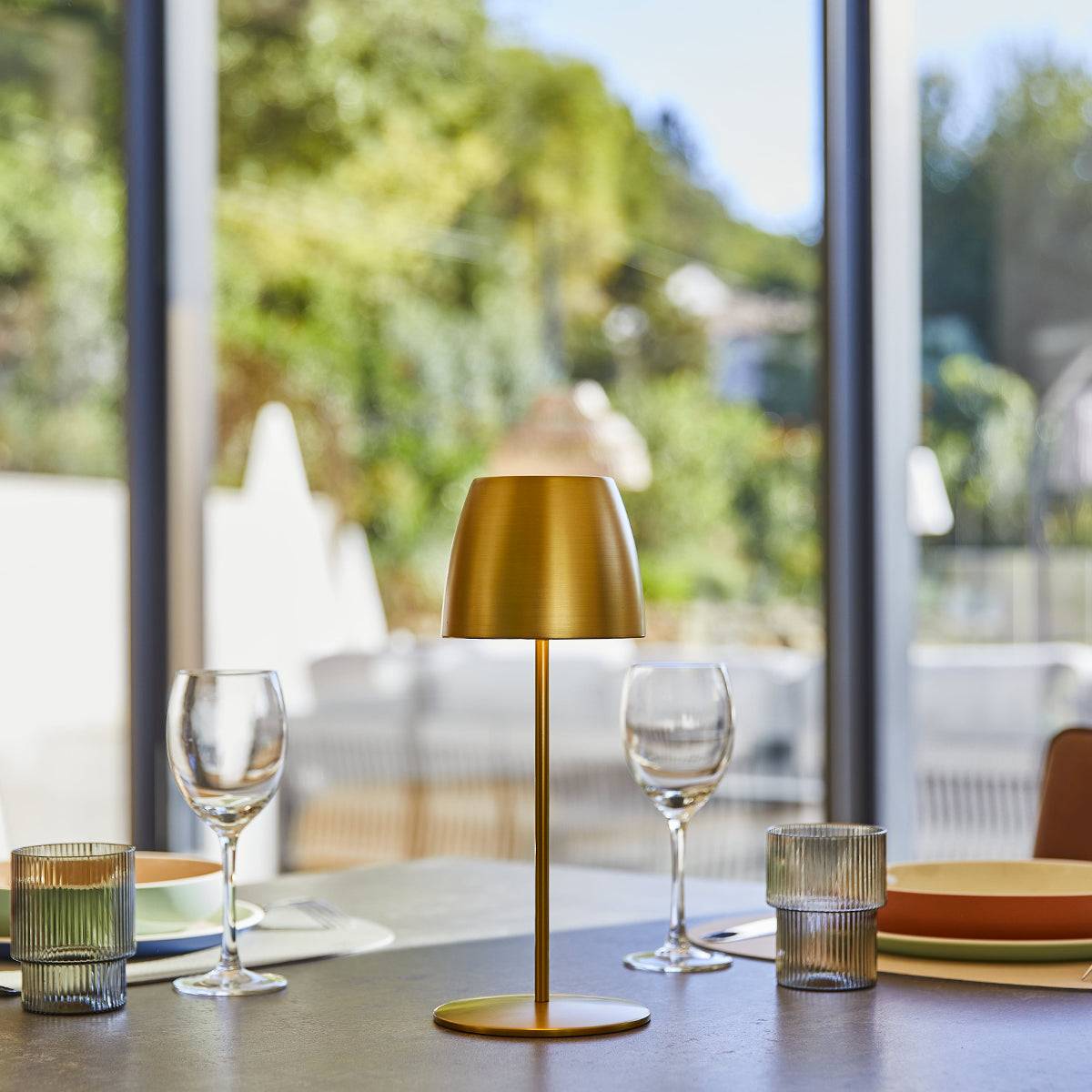 Lumisky - Lampe de table sans fil ORLUM Or H30cm - Image 3