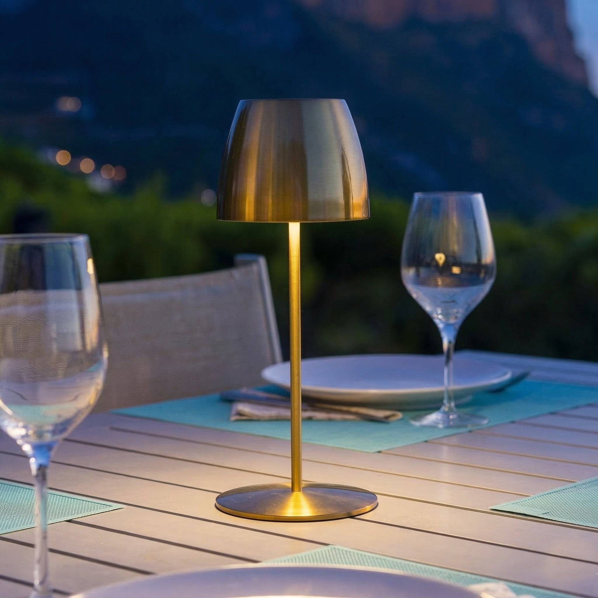 Lumisky - Lampe de table sans fil ORLUM Or H30cm - Image 2