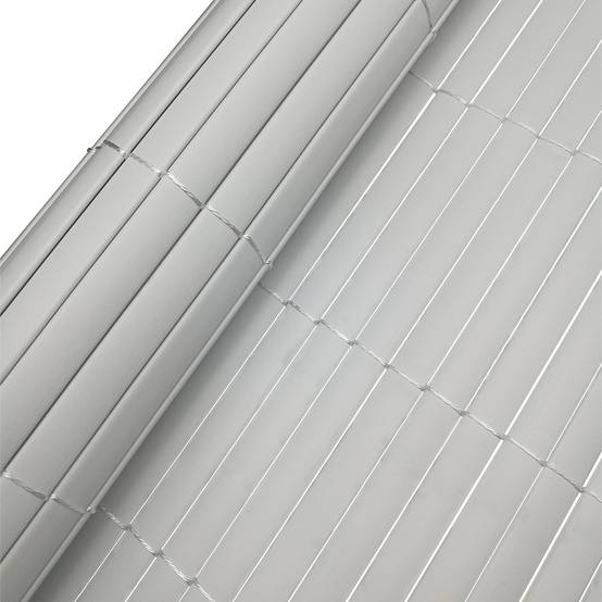 Sans Marque - Canisse double face PVC 1 x 1 m Unité Blanc - Image 3