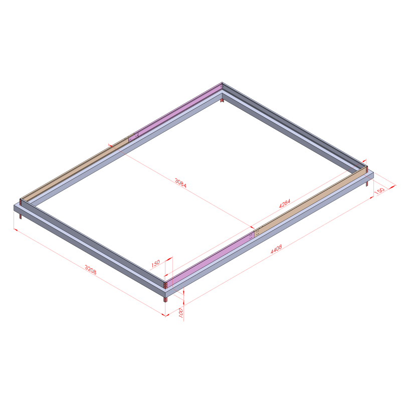 Serre de jardin 13,2m² polycarbonate 4mm avec embase aluminium Green Protect verte - Image 7