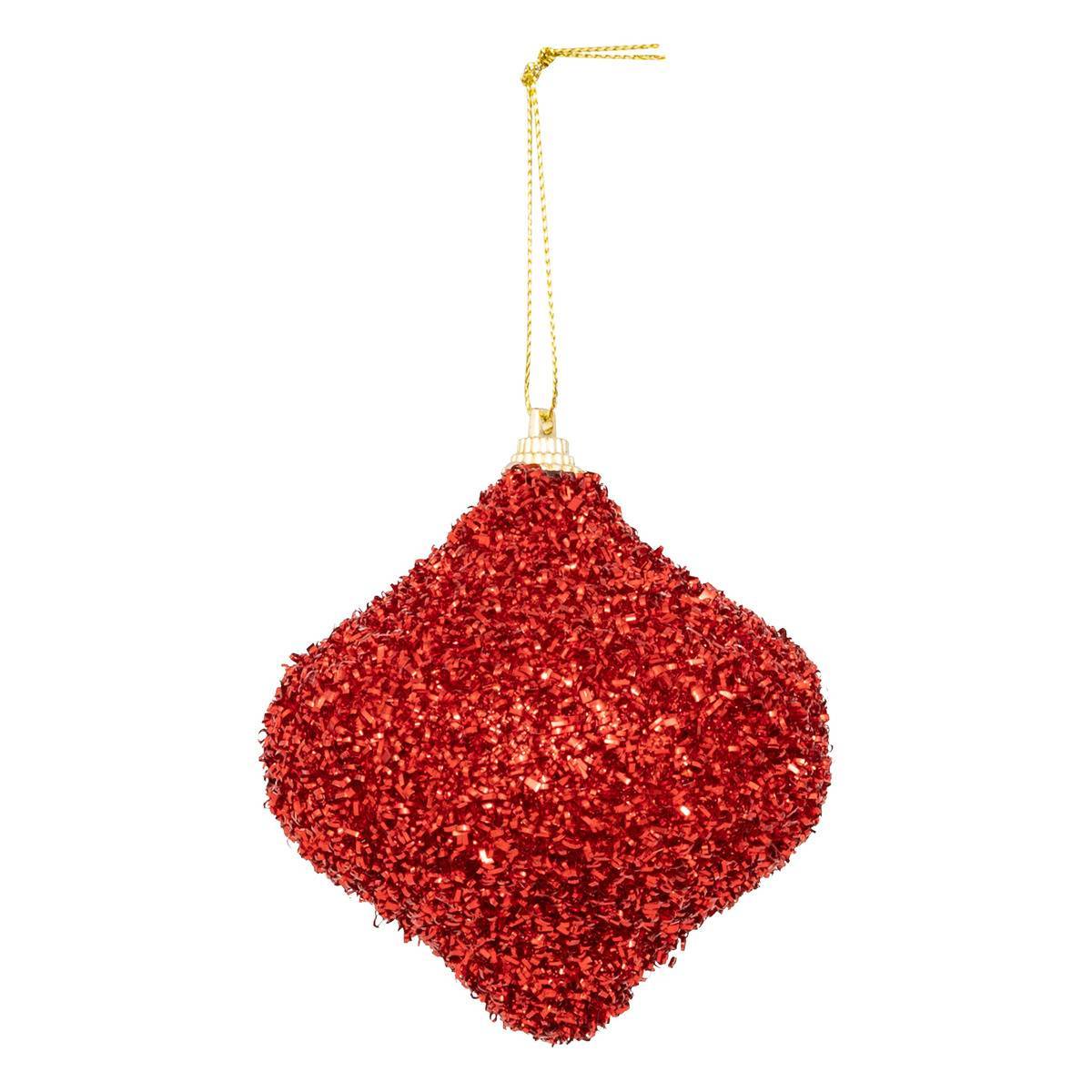 Atmosphera - Lot de 2 boules de Noël goutte rouge D. 11 cm - Feeric Lights & Christmas - Image 4
