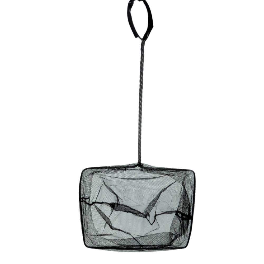 Epuisette filet noir, maille moyenne, 25 cm x 22 x 55 cm,  aquarium - Image 2