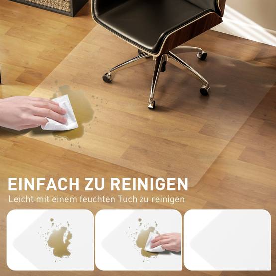 Tapis Protection Sol PVC Bureau Anti-rayures Translucide 120x120cm - ComfortXL Outdoor Living - Image 4