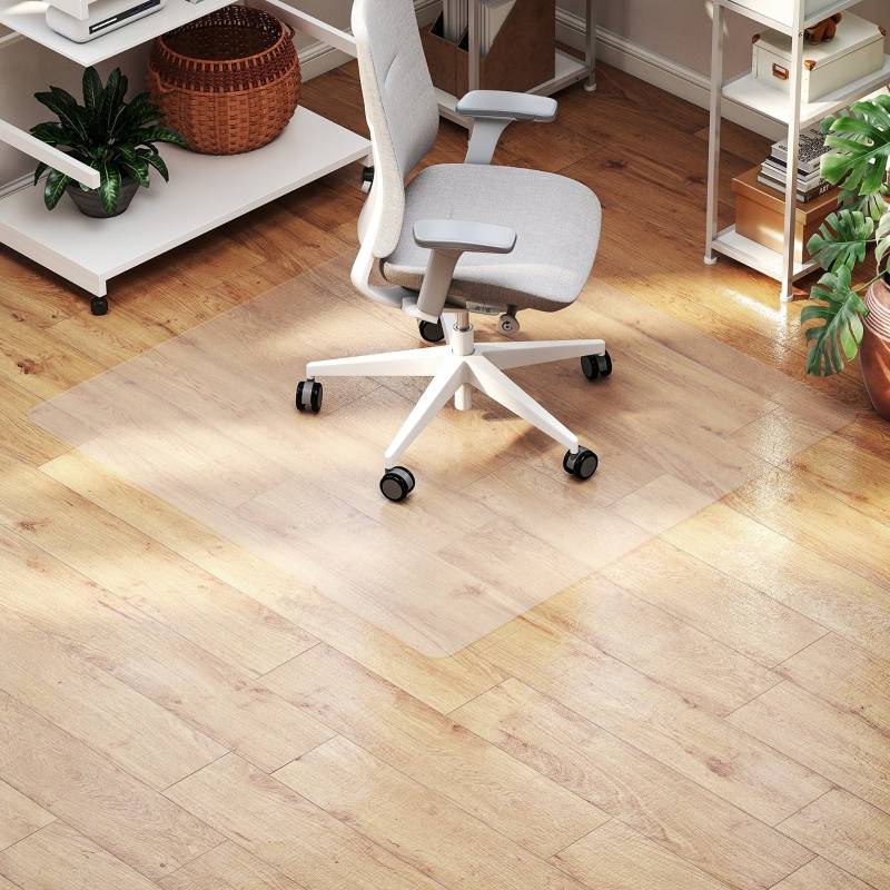 Tapis Protection Sol PVC Bureau Anti-rayures Translucide 120x120cm - ComfortXL Outdoor Living - Image 2
