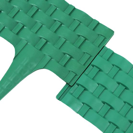 Bordure de pelouse aspect rotin vert 4x80 cm – Bordure jardin plastique flexible massif - Image 4