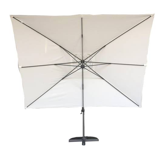 Parasol déporté écru 4x3 m Mercuria - Gecko Jardin - Image 4