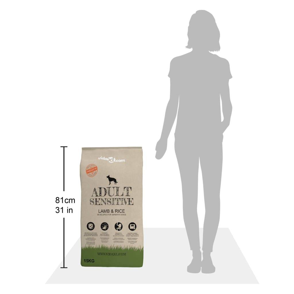 Vidaxl - Nourriture sèche pour chiens Adult Sensitive Lamb & Rice 15 kg vidaXL 170491 - Image 3