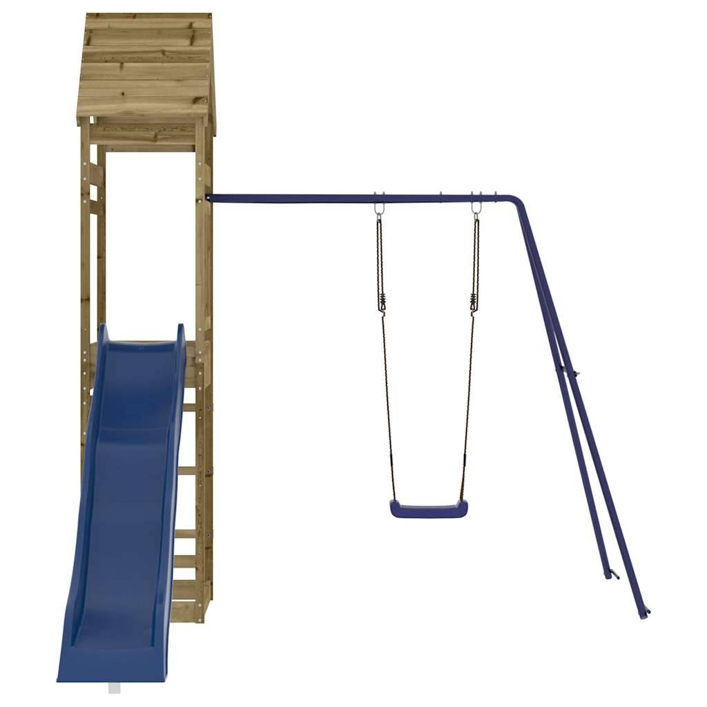 Aire de jeux d'extérieur - Jeu Plein air enfant bois de pin imprégné-JU1509 - Image 5