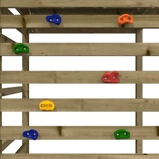Aire de jeux d'extérieur - Jeu Plein air enfant bois de pin imprégné-JU1509 - Image 8