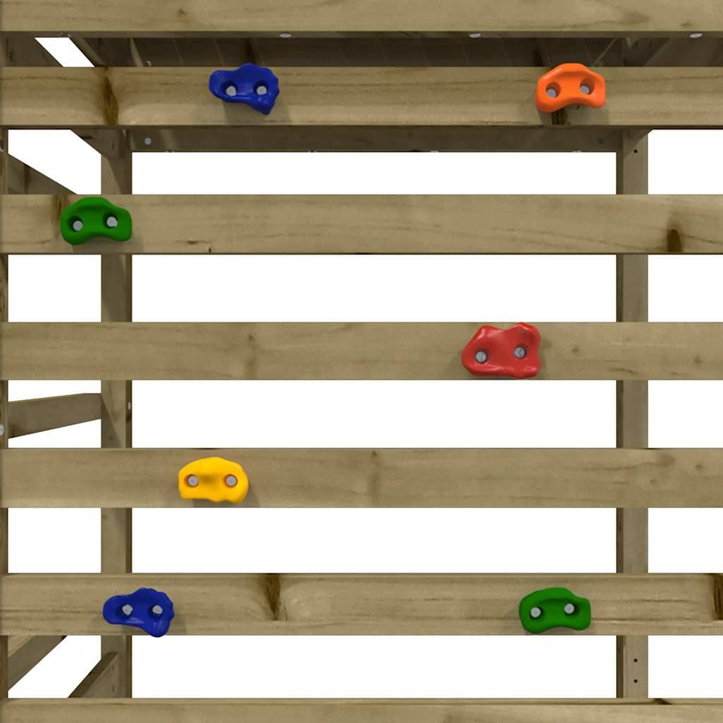 Aire de jeux d'extérieur - Jeu Plein air enfant bois de pin imprégné-JU1509 - Image 8