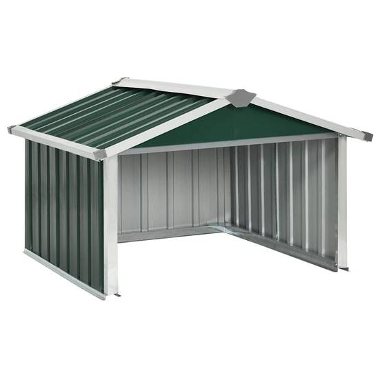 Abri pour robot tondeuse acier galvanisé vert 92 x 97 x 63 cm - PANGIVO - Image 2