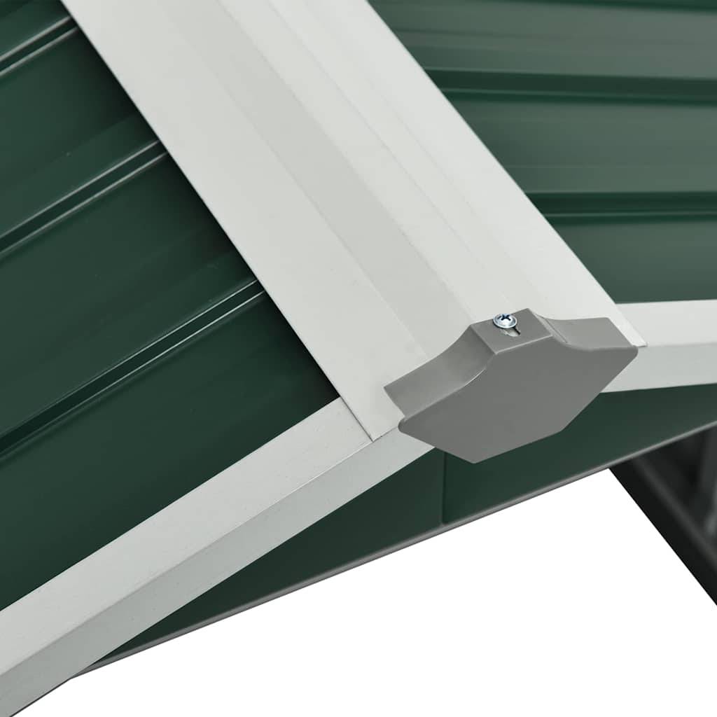Abri pour robot tondeuse acier galvanisé vert 92 x 97 x 63 cm - PANGIVO - Image 7