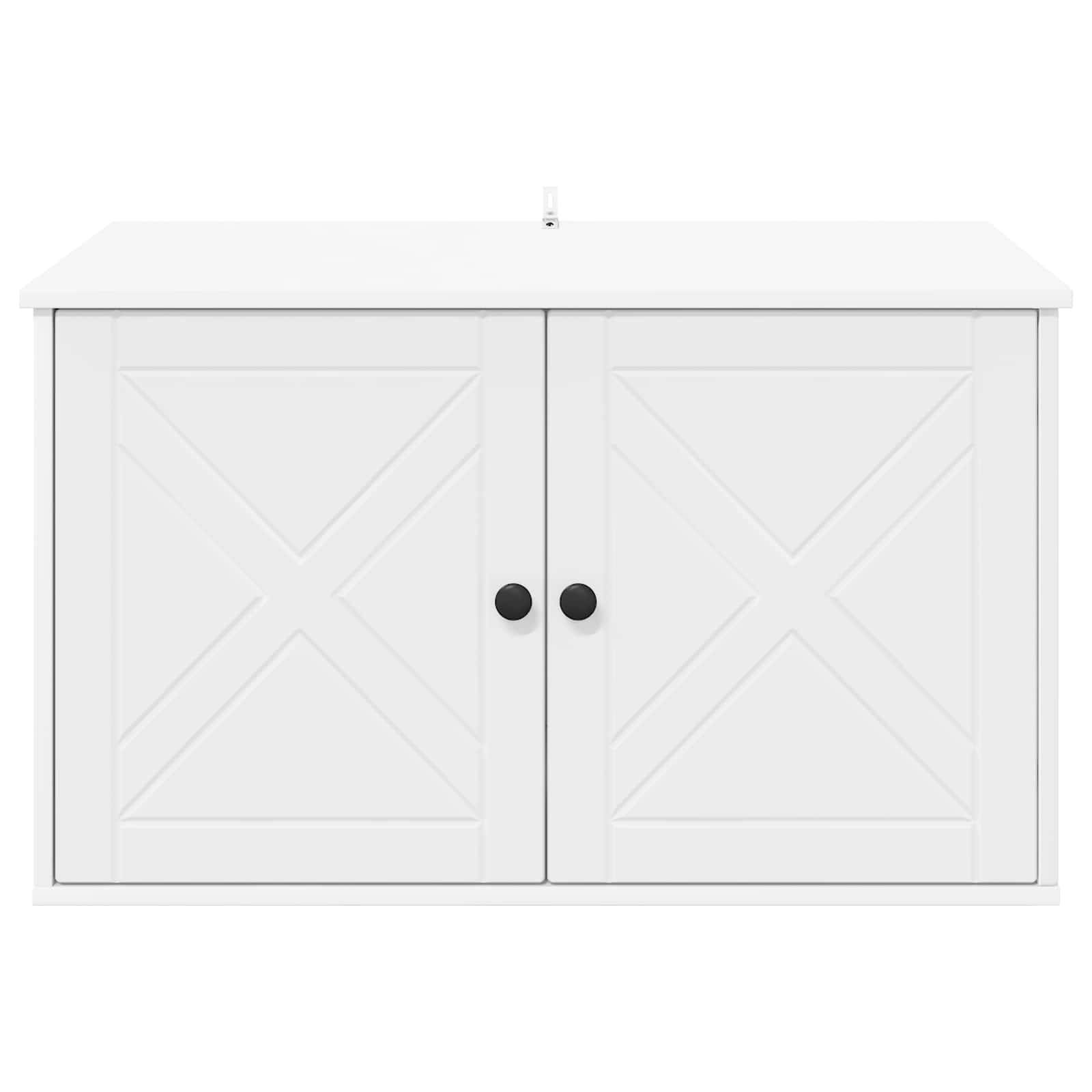 Maison pour chat bois d'ingénierie blanc 85 x 55 x 50.5 cm, Poids:25.11kg - PANGIVO - Image 7