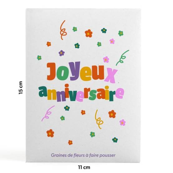 Radis et Capucine - Radis et Capucine - Sachet message - Joyeux anniversaire - Image 2