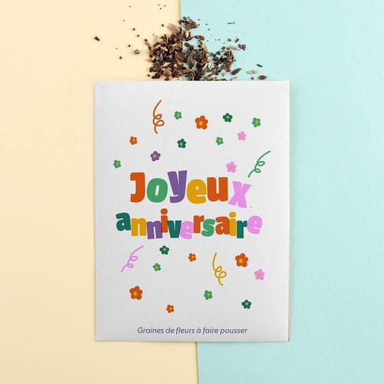 Radis et Capucine - Radis et Capucine - Sachet message - Joyeux anniversaire - Image 3