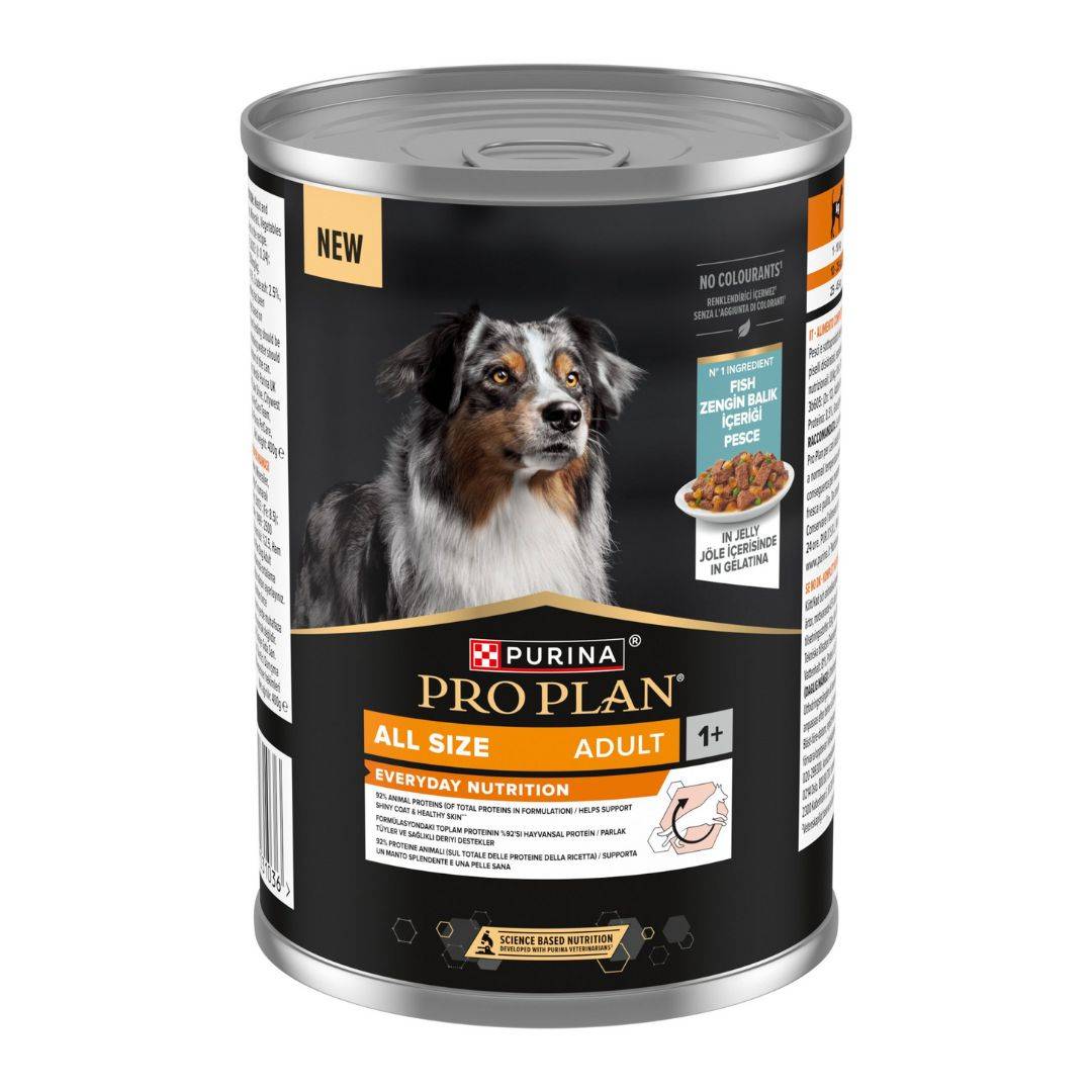 Pro Plan - All Size en gelée pour chien - Poisson - 12 x 400 g