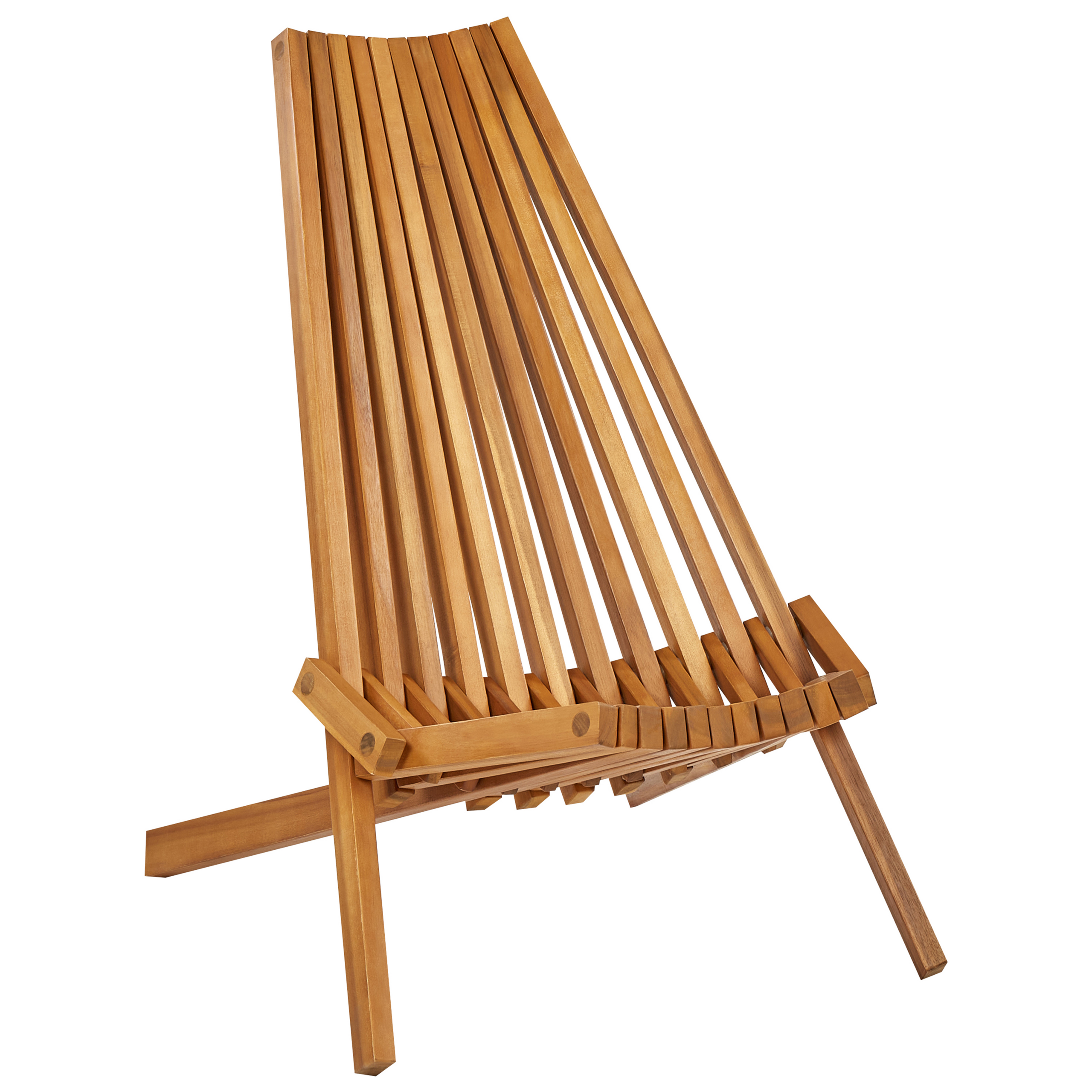 Beliani - Set de bistrot, 2 Personnes Acacia Marron BELLANO - 88x52x83- Beliani - Image 4