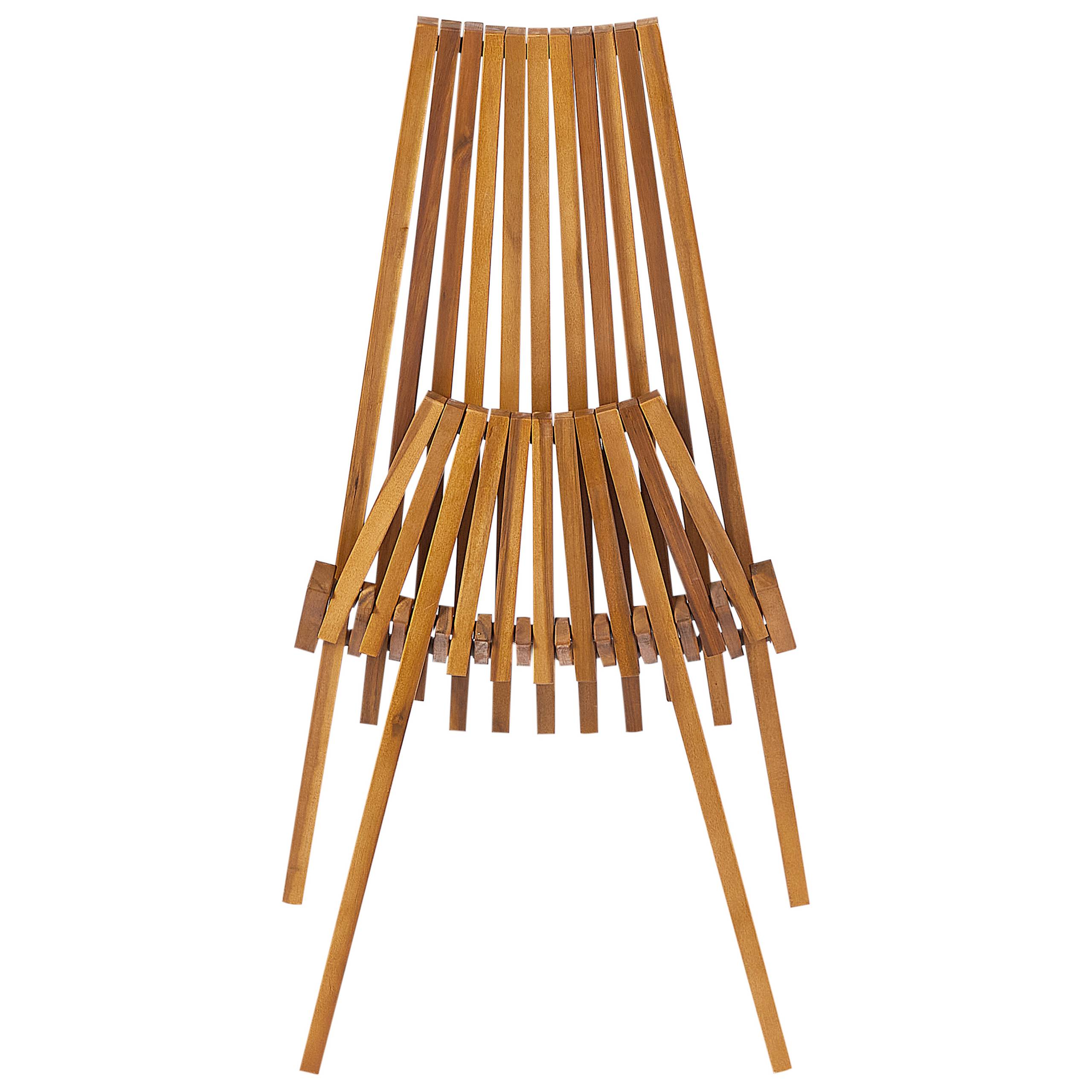 Beliani - Set de bistrot, 2 Personnes Acacia Marron BELLANO - 88x52x83- Beliani - Image 8