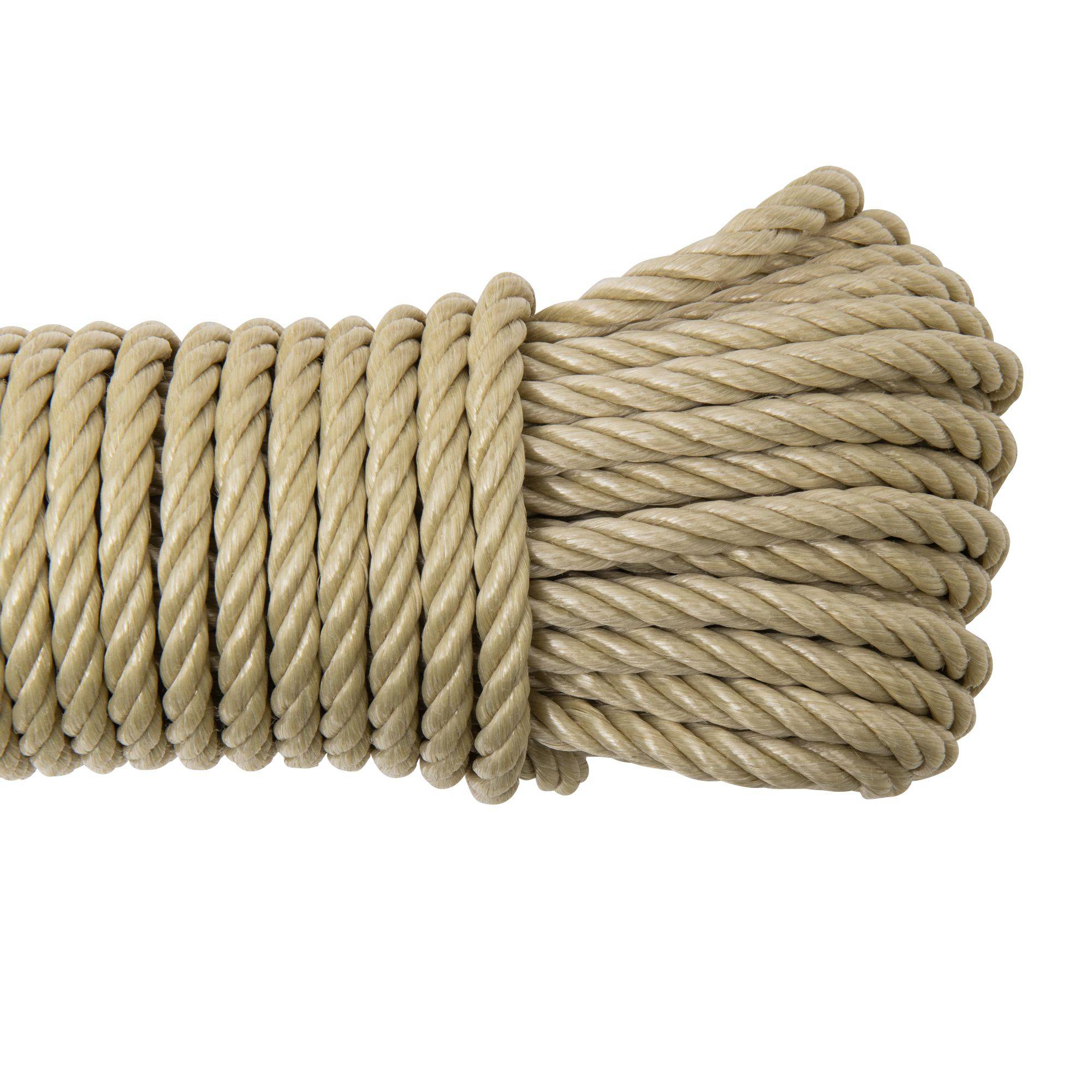 Corde beige 25m WERKA PRO - Ø 8 mm (résistance ± 800 kg) - Image 3
