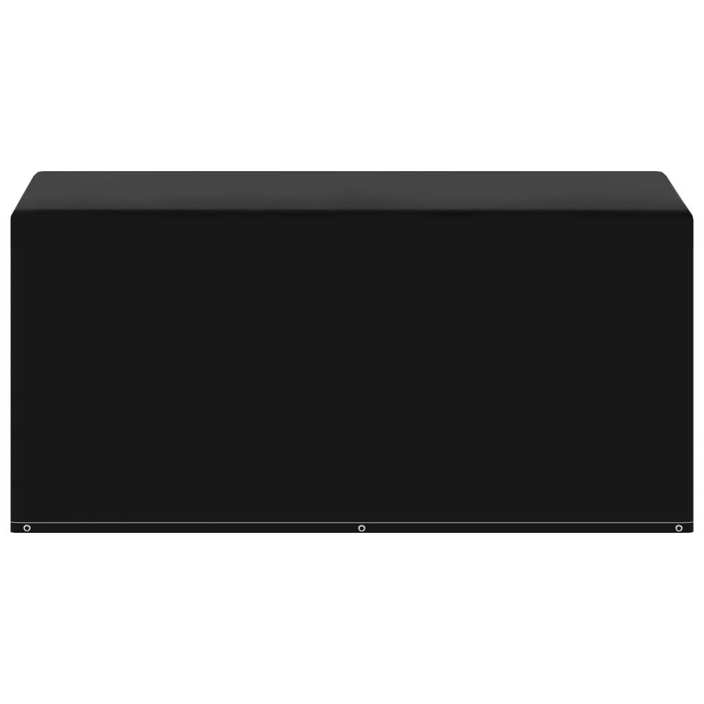 Lot de 2 Bâches pour Table de Jardin PE Imperméable Protection Anti-UV pour Extérieur Noir 160x80x75 cm – ComfortXL Outdoor Living - Image 3