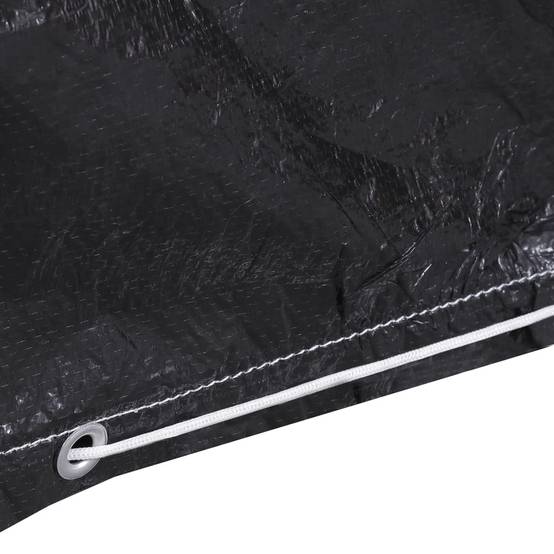 Lot de 2 Bâches pour Table de Jardin PE Imperméable Protection Anti-UV pour Extérieur Noir 160x80x75 cm – ComfortXL Outdoor Living - Image 5