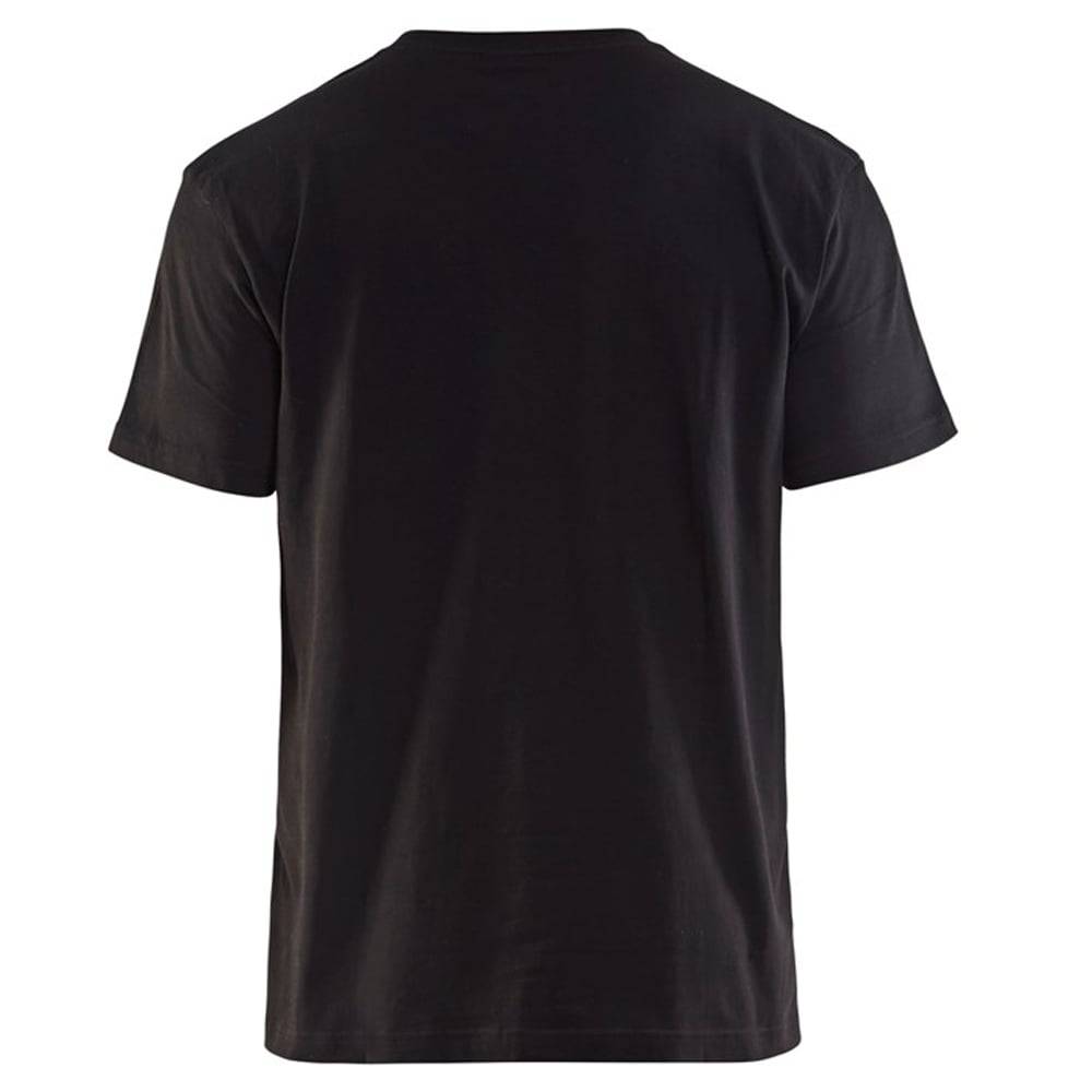 Blaklader - T-shirt Blaklader bicolore Noir Epaules Rouges L - Image 2