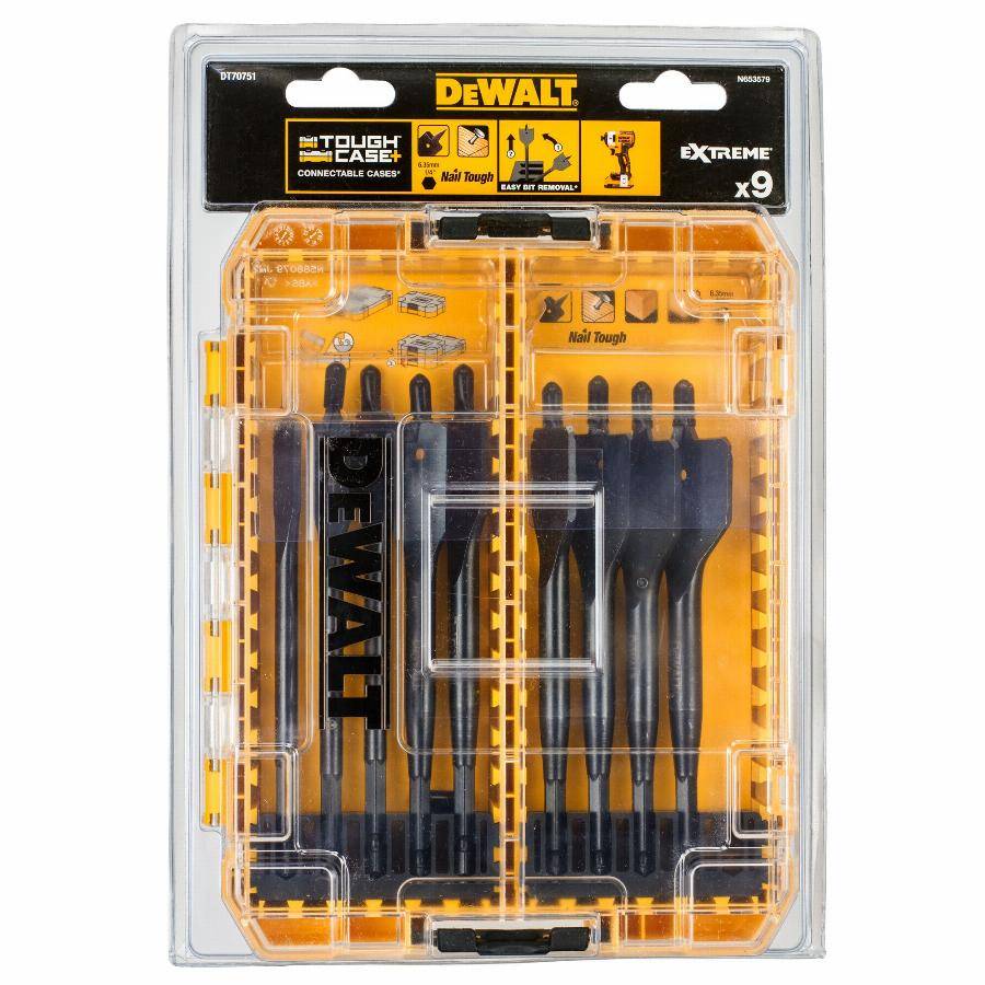 Moyen coffret Toughcase Bois Extrême DEWALT - 9 Pièces - DT70751-QZ - Image 2