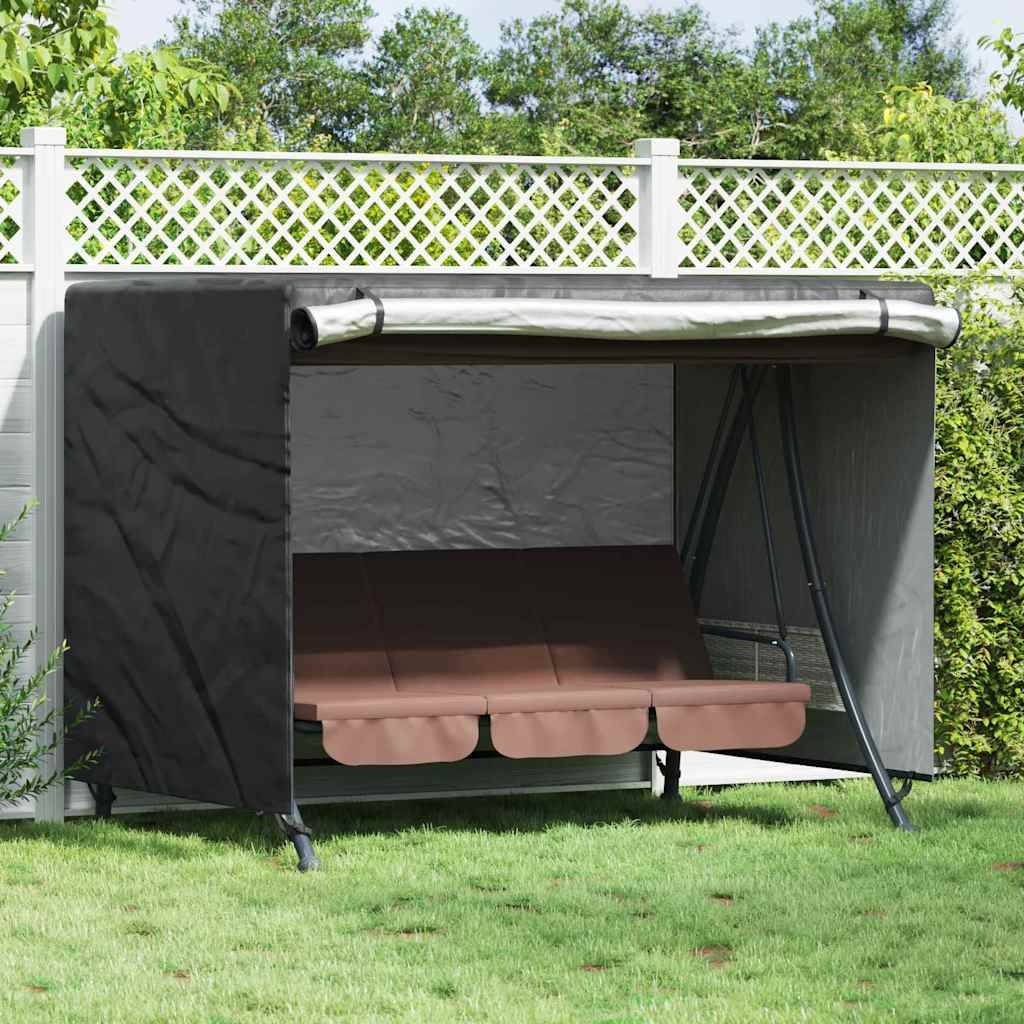 Bâche pour Balancelle de Jardin Tissu Oxford 210D Imperméable Anti-Poussière Noir 220x150x150 cm – ComfortXL Outdoor Living - Image 1