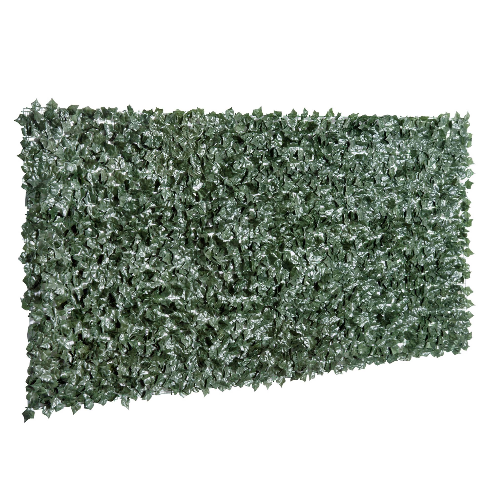 ComfortXL - Haie artificielle brise-vue PE 3 x 1,5 m vert foncé jardin balcon anti-UV - ComfortXL Outdoor Living - Image 1